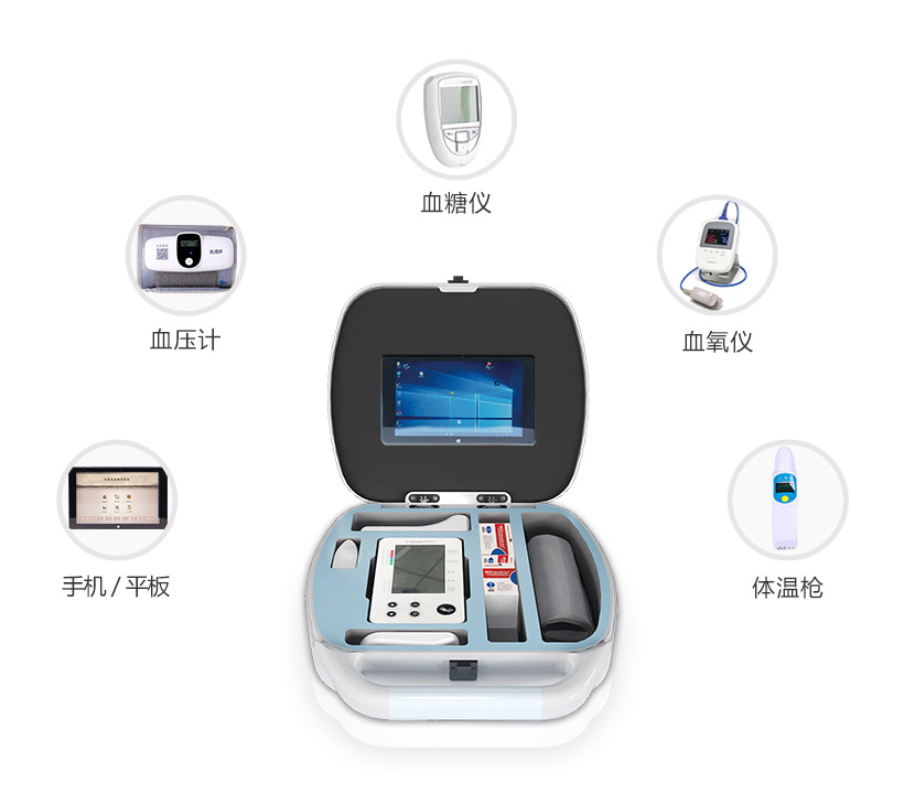 手机/平板,血压计，血糖仪，血氧仪，体温枪。